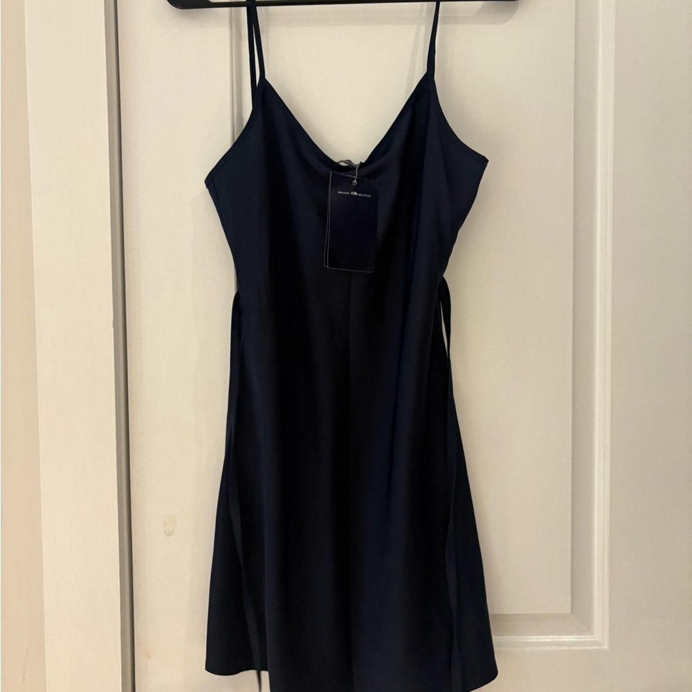Nwt brandy Navy Blue Slip Dress